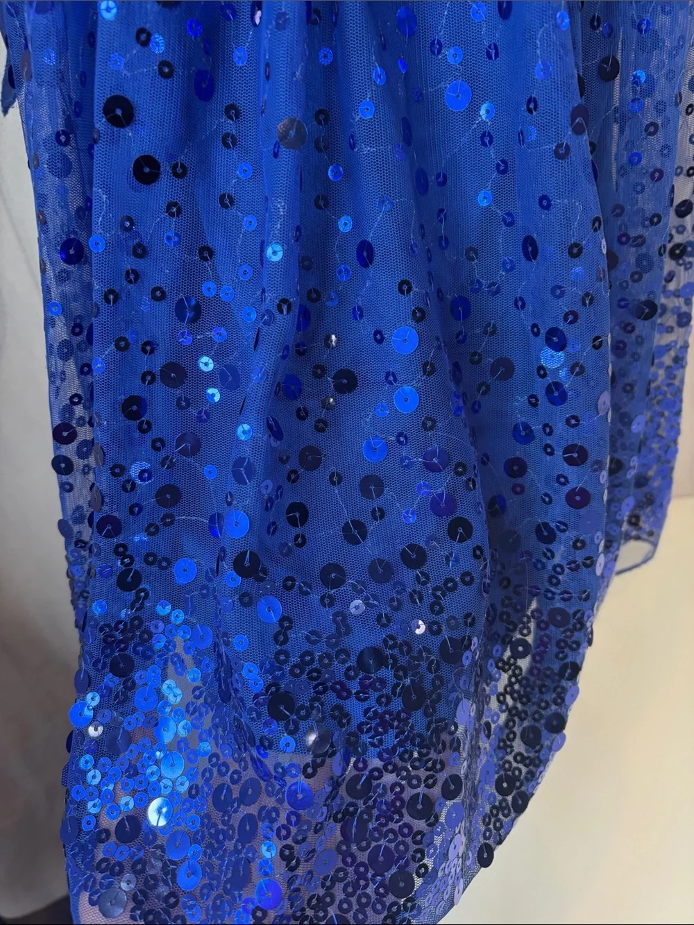 Ruby Rox Girls Blue Sequin Party Dress Girls Size 8 Special Occasion